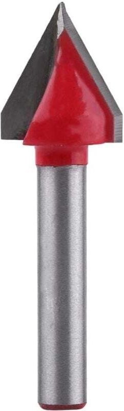 V-Nutfräser mit 6 mm Schaft – 16 mm Durchmesser – Zum Fräsen von V-Nuten – CNC-Holzbearbeitungswerkzeug – 60°-Schneidwer...