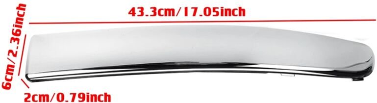 4-Teiliges Chrom-Zierleisten-Set für die Vordere StoßStange, 2007-2015, AußEnleiste Unten und Oben