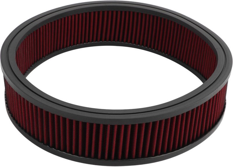 Tbest Runder Luftfiltereinsatz, hoher Durchfluss, wiederverwendbar, waschbar, Reinigungsersatz für Hot Rods, universelle...
