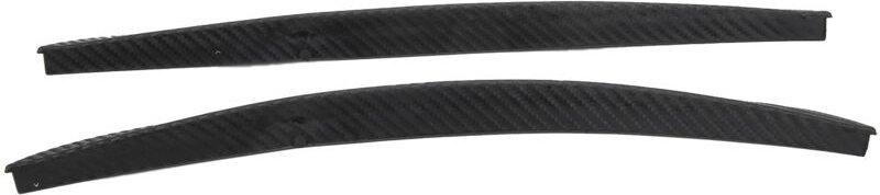 Generische Augenbrauenblende, Radzierblendenlippen 2 Stück Carbon-Optik Carbonfaser Caroine Radzierblende Augenbrauenble...