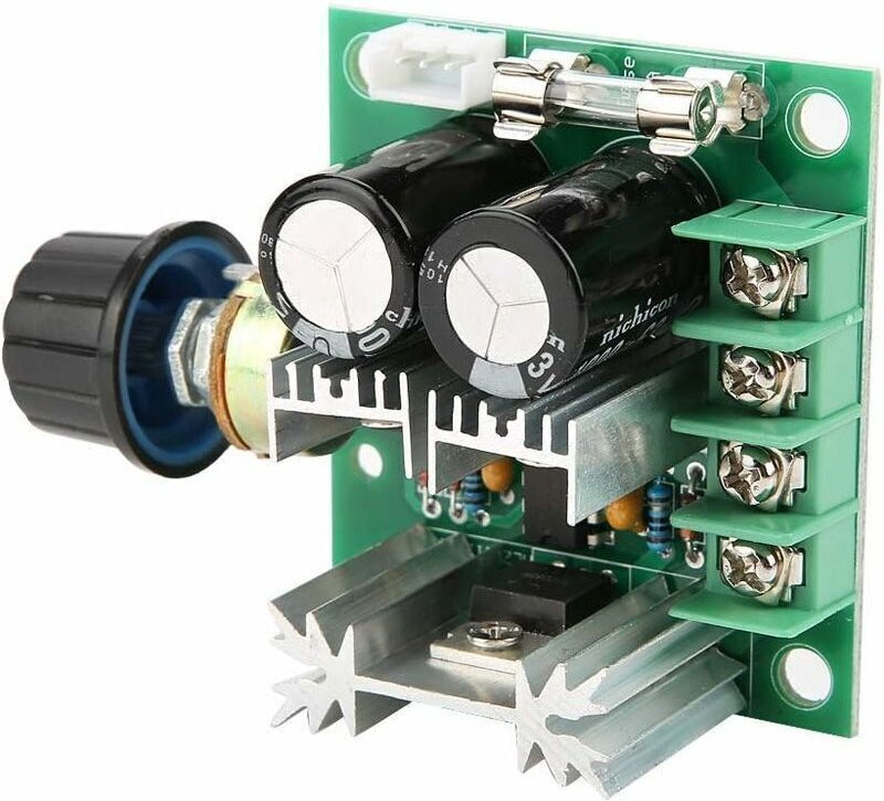 10A Motordrehzahlregler, DC 12V-40V PWM Motordrehzahlregler, DC Motorregler mit variabler Drehzahlregelung, Schaltmodul