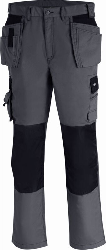 Canvas (270 g/m²) Bundhose PANAMA grau/schwarz Größe 60