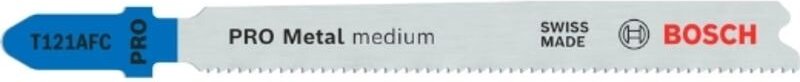 Bosch - pro Metal medium T121AFC Stichsägeblatt 92 mm 2-tlg. - 2608655095