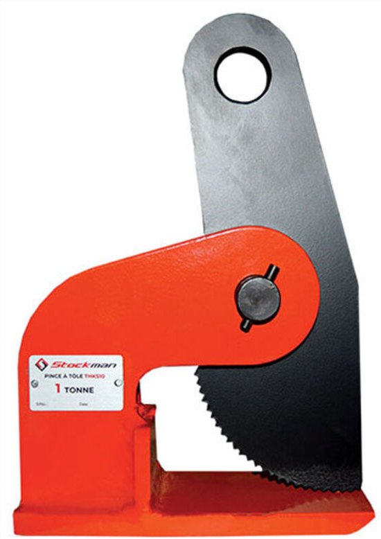 Hebeklemme mit horizontaler Aufnahme – Tragkraft 1000 kg – Öffnung von 0 bis 60 mm - THKS10