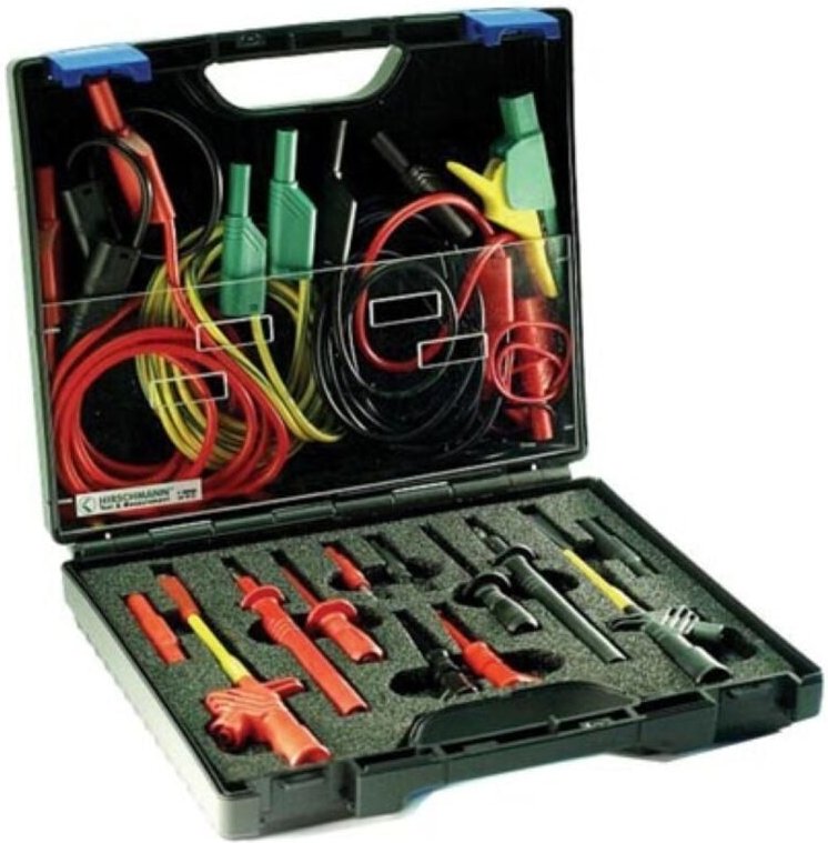 Hirschmann - sks pms sks Elektroinstallation Sicherheits-Abgreifklemmen-Set Steckanschluss 4 mm, Steck