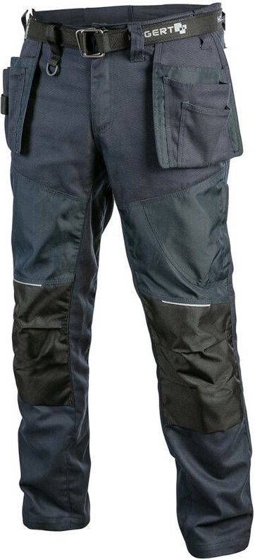 Högert Arbeitshose mit Werkzeugtaschen "Nekar" in Blau M