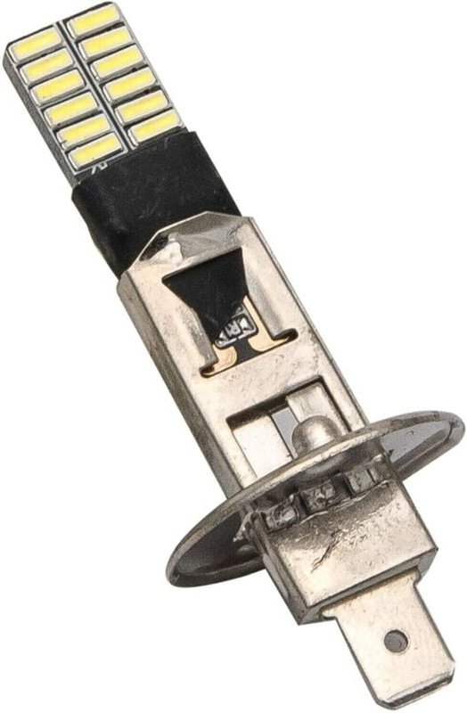 H1-Scheinwerferlampen, 2 Stück, 24 SMD 4014 LED-Nebelscheinwerfer/Tagfahrlicht/Fahrzeugfahrlicht, 6000K weißes Licht