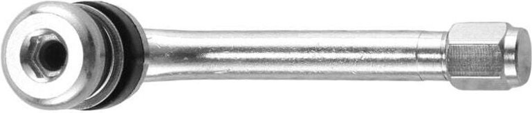 Satz mit 4 verchromten Reifenventilen, 90 Grad, 7,15 cm, Universalgröße XL