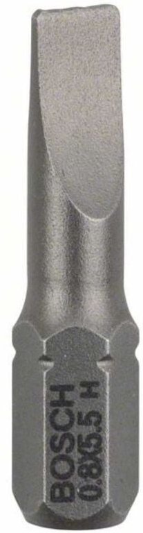 Schrauberbit Extra-Hart, s 0,8 x 5,5, 25 mm 3 Stk - Bosch