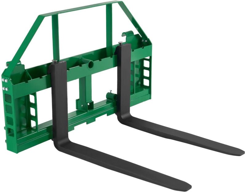 Mophorn Schnellbefestigung mit 1814 kg Tragfähigkeit, Palettengabelrahmenaufsatz mit 122 cm Gabeln, Gabelstaplerklingen,...