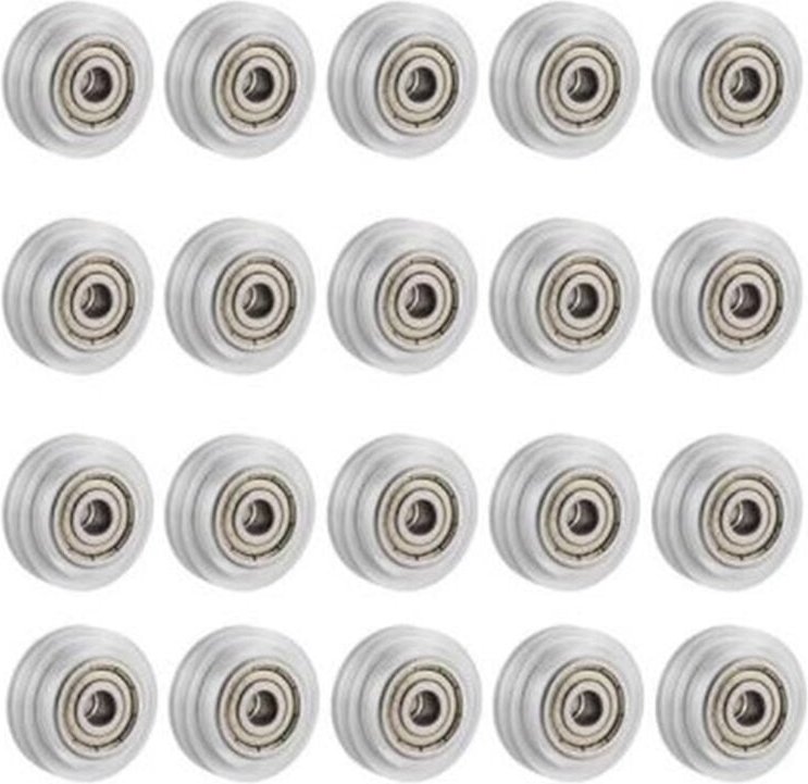 20Pcs 3D Drucker Klar Polycarbonat Rad Kunststoff Pulley Linear Lager für -10 S5 3 Pro