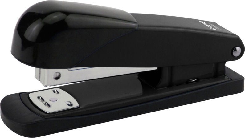 Dohe Tischhefter aus Metall - bis zu 20 Blatt - Kapazität 100 Klammern - Farbe schwarz