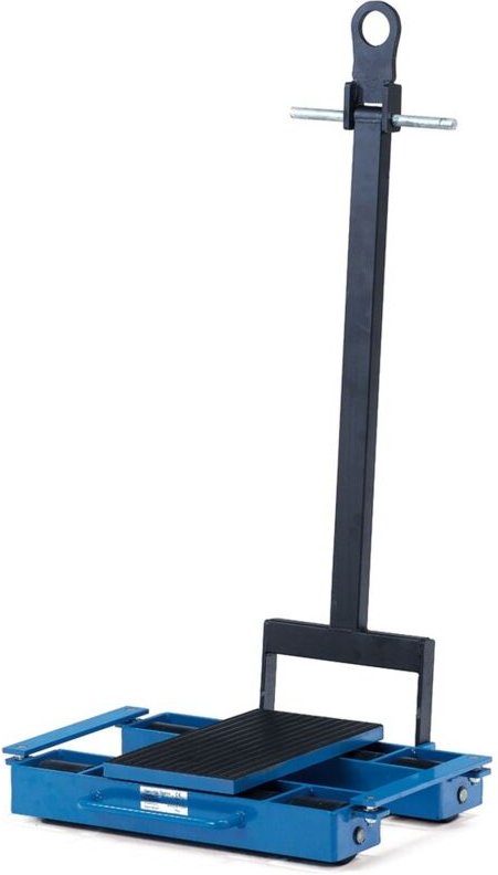 Fahrwerk, lenkbar, Tragplatte 400 x 220 mm, 6 to. - Fetra