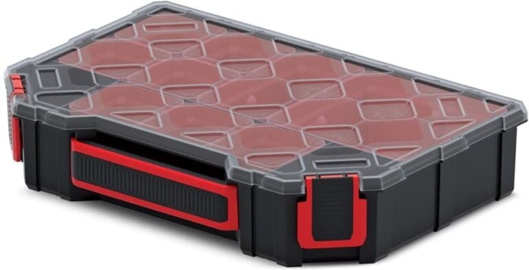 Sortimentskasten Werkzeugkiste Kleinteile Box Aufbewahrung Organizer, Version: KTG30206B, 284 x 195 x 60 - Kistenberg