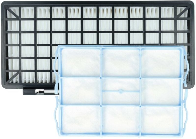 vhbw 1x HEPA-Filter, 1x Motorschutz-Filter kompatibel mit Siemens VSZ5225501, VSZ5243001, VSZ5GP126401, VSZ5GP126406, VS...