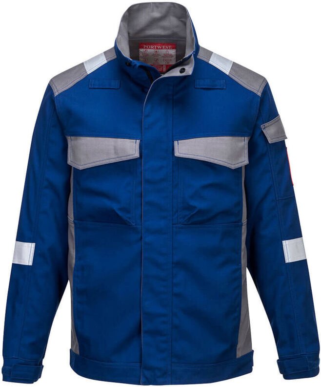 Bizflame Ultra Zweifarbige Jacke Farbe: Königsblau Größe XXXL - Portwest