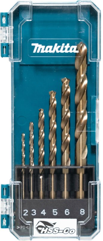 Hss Co Metallbohrer-Set ø 2,0 - 8,0 mm - Makita