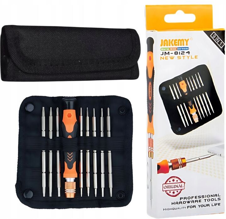 JAKEMY JM-8124 9-teiliges Schraubendreher-Set