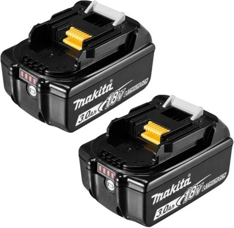 Satz von 2 Batterien 18V Li-Ion lxt 3,0 Ah Makita BL1830BX2