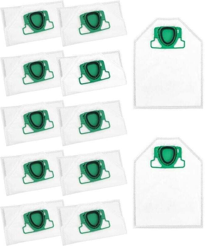 FOREHILL 12er-Pack Staubsaugerbeutel, kompatibel mit Vorwerk Kobold VK200 FP200, Ersatz-Staubbeutel-Zubehör für VK 200 F...