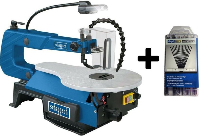 Dekupiersäge Weihnachtsgeschenk Scheppach Sd1600v + Kit 60 Sägeblätter