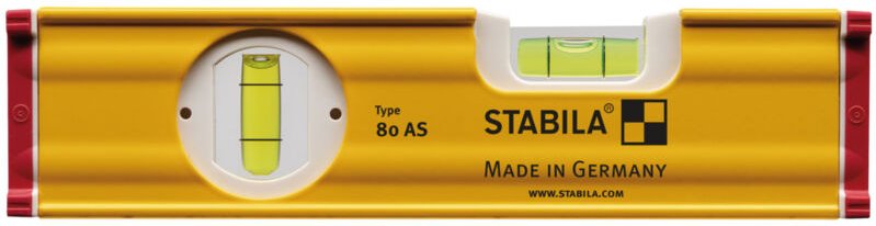 Wasserwaage Type 80 as, 20 cm - 19565 - Stabila