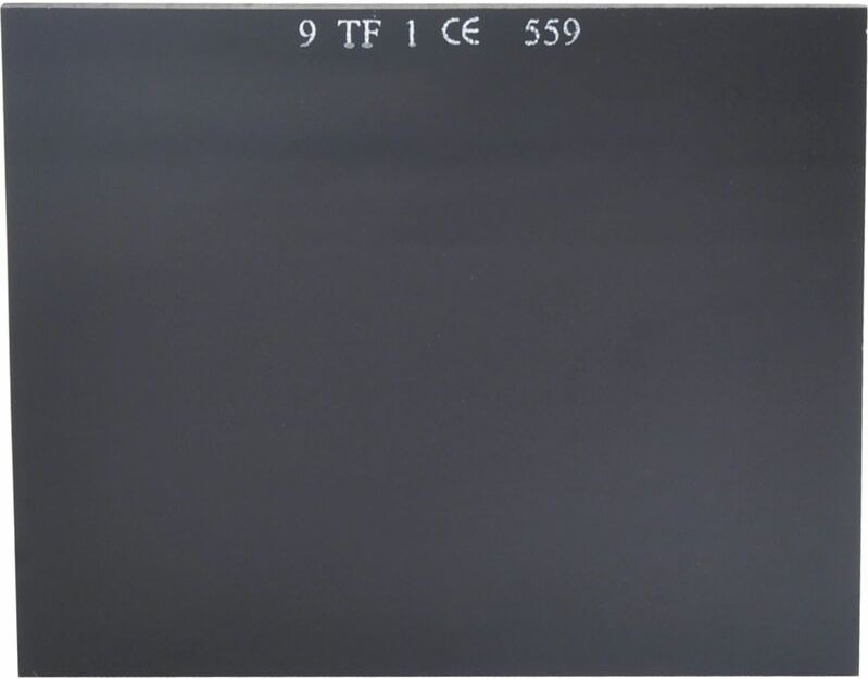 Ersatzglas din A12 90 x 110 mm für Elektroschweißer-Schilde und Helme