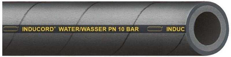 Format - Industriewasserschlauch inducord® Länge 20 m Innen-Ø 203 mm Außen-Ø 224,0 mm