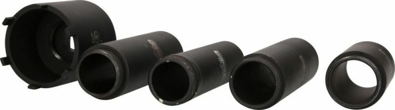 KS Tools Nutmuttern-Schlüssel-Satz mit 4 Führungsrohren für Mercedes, Ø 63 mm , 5-tlg - 460.5370