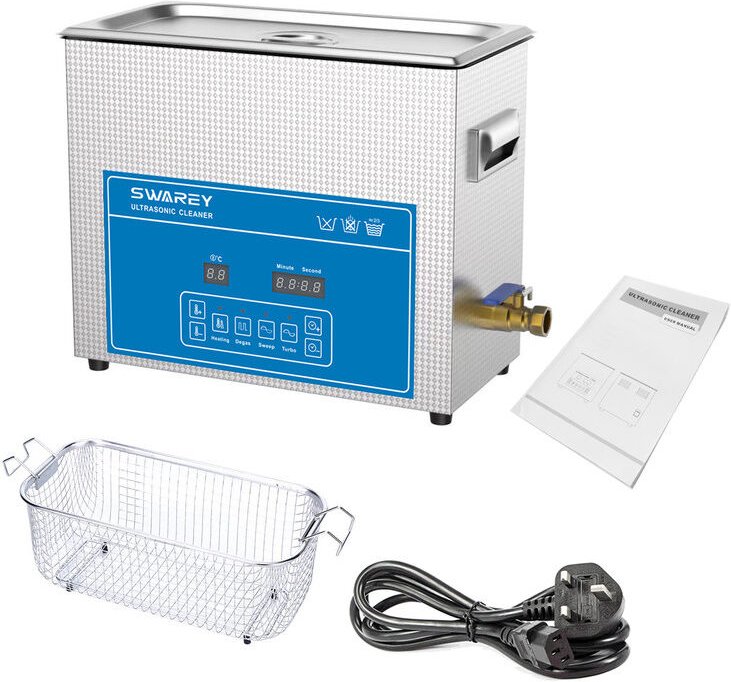 Ultraschallreinigungsgerät Ultraschallreiniger 6.5L Edelstahl Ultraschall Reiniger Ultrasonic Cleaner mit Digitaler Anze...