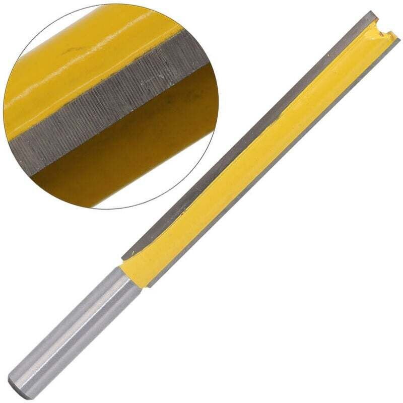 Extra langer, gerader Holzfräser, Schlitzfräser, 77 mm, für Oberfräsen, Kantenfräsen und Fräsmaschinen