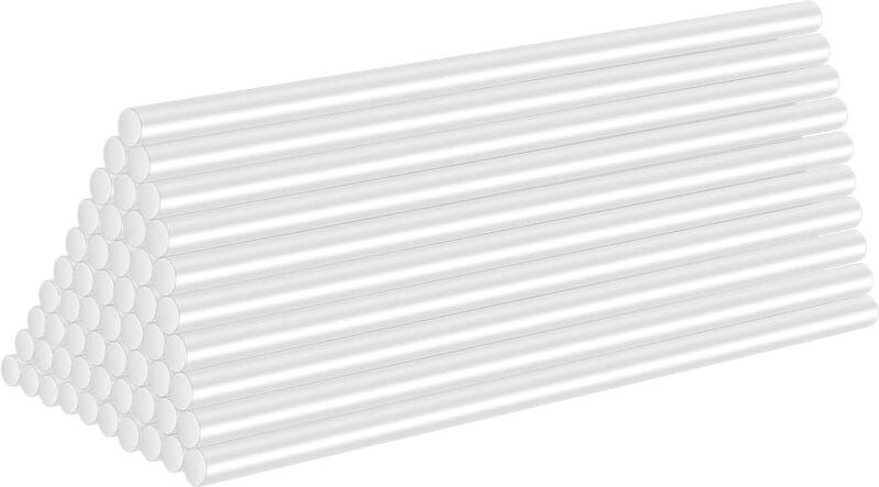 40 Stück Heißklebesticks Ø11 mm, 11 x 190 mm, transparente Heißklebesticks für kleine Heißklebepistolen, Heimwerken, Bas...