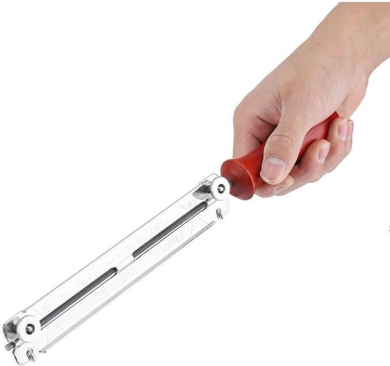 Schärffeilen-Set für Stahlkettensägen mit Hartholzgriffen (5,5 mm).