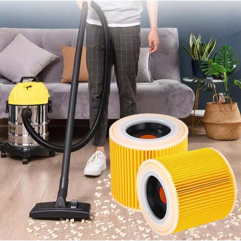 2er-Set Filter für Kärcher WD3 Premium, WD2, WD3P, MV2, MV3 Staubsauger - WD3 Ersatzfilter - 6.414-552.0, OUYLAF