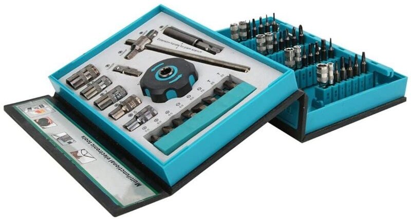 47-teiliges multifunktionales Schraubendreher-Bit-Set, Präzisionsschraubendreher-Bits, Handreparaturwerkzeug mit leicht ...