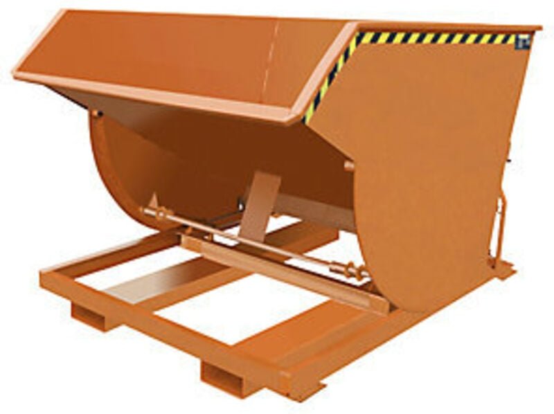 Bauer Kippbehälter BKM 150, lackiert, Gelborange