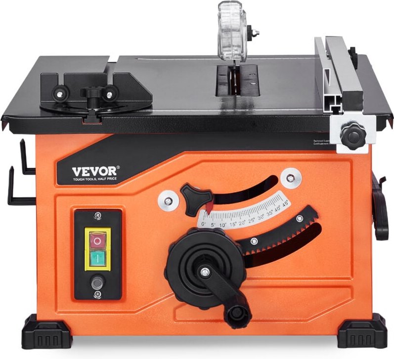 Tischkreissäge, 210 mm, 1200 w Baukreissäge, 225 mm max. Schnittkapazität, 4800 U/min Schnittgeschwindigkeit, mit 24-Zah...