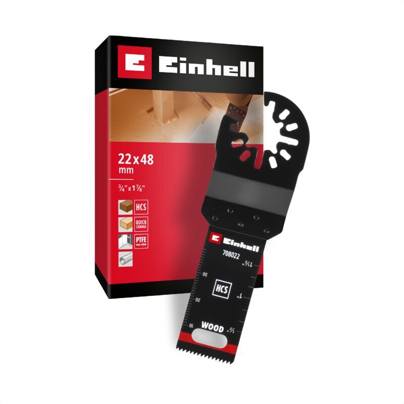 708022 hcs Holz, 22mm hcs Tauchsägeblatt 22 mm 1 St. - Einhell