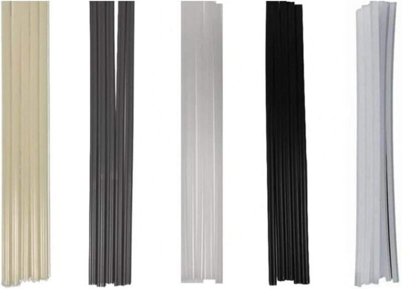 50 Stück Kunststoff-Schweißstäbe ABS/PP/PVC/PE-Schweißstangen, Kunststoff-Schweißrohre zum Schweißen