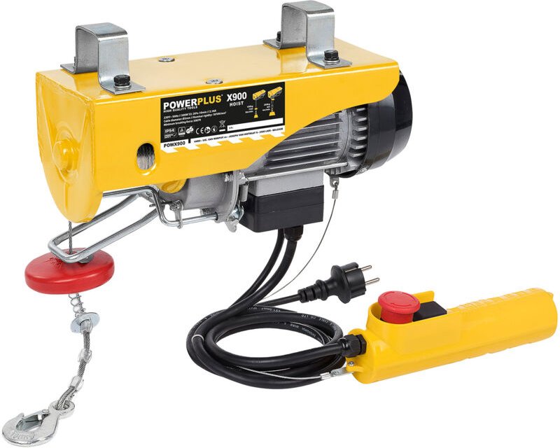Elektrischer Flaschenzug 500 W 100/200 kg Powx900 Powerplus