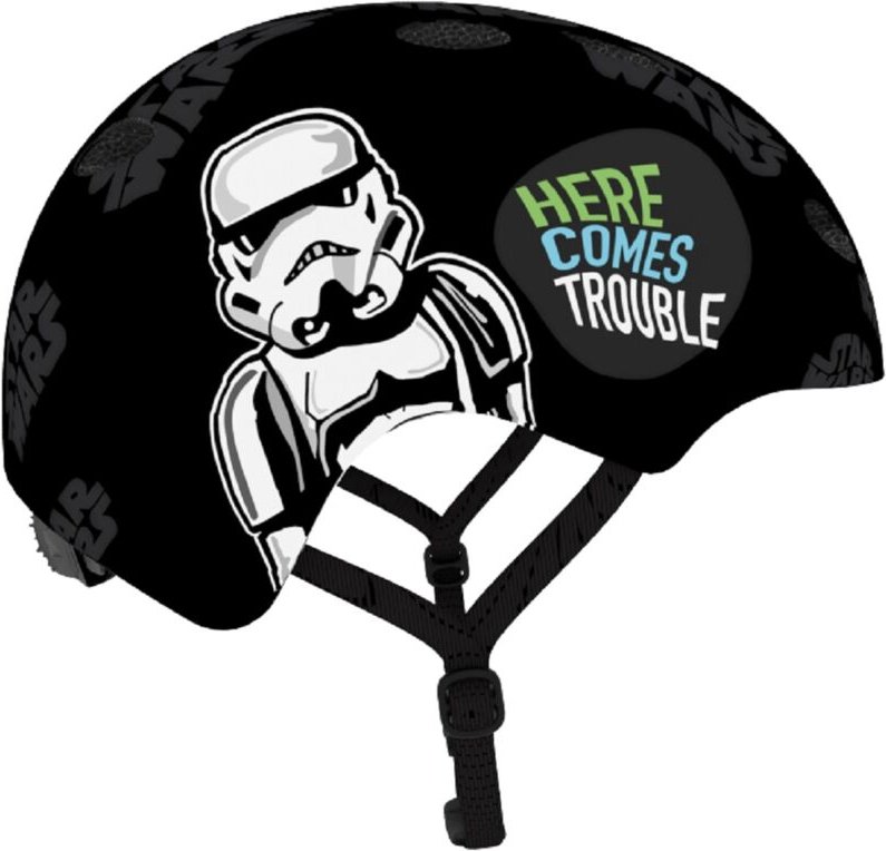 Star Wars – Leichter Helm für Kinder (54-58 cm) mit coolen Star Wars-Motiven