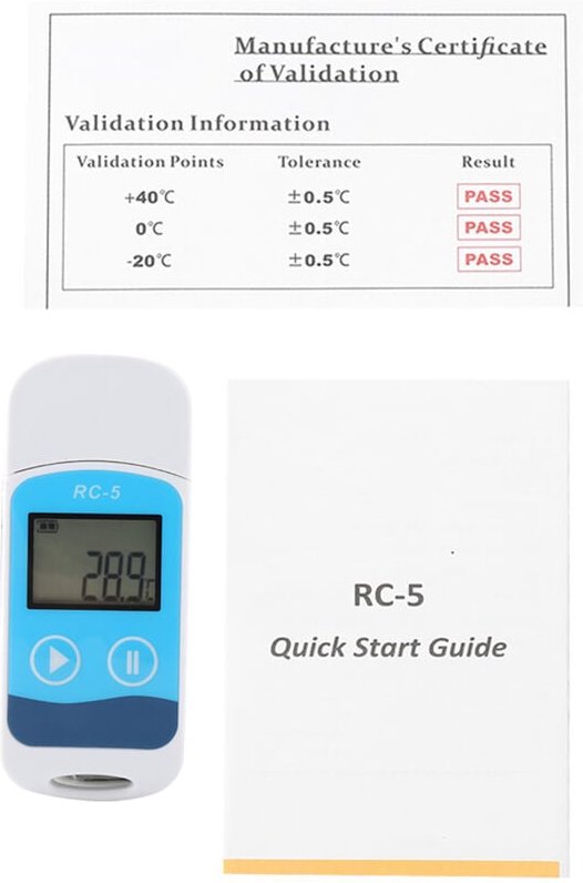USB-Temperaturdatenlogger, digitales Laborthermometer -30+70°C.