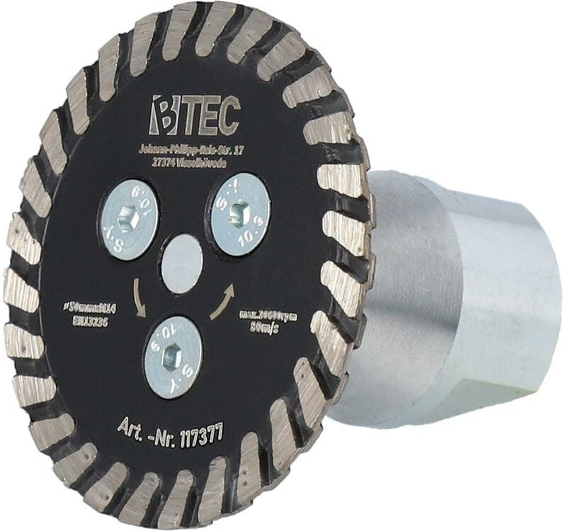 Diamant Trennscheibe Mini Turbo Fliese Ø 50 mm, M-14 Flansch