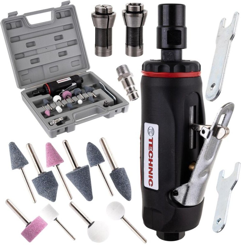 Pneumatischer Zylinderschaft-Schleifer 6mm 3mm Schleifsatz