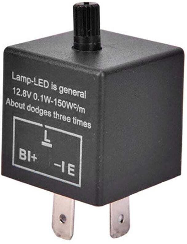 Universelles, einstellbares LED-Blinkerrelais für Motorräder und Autos