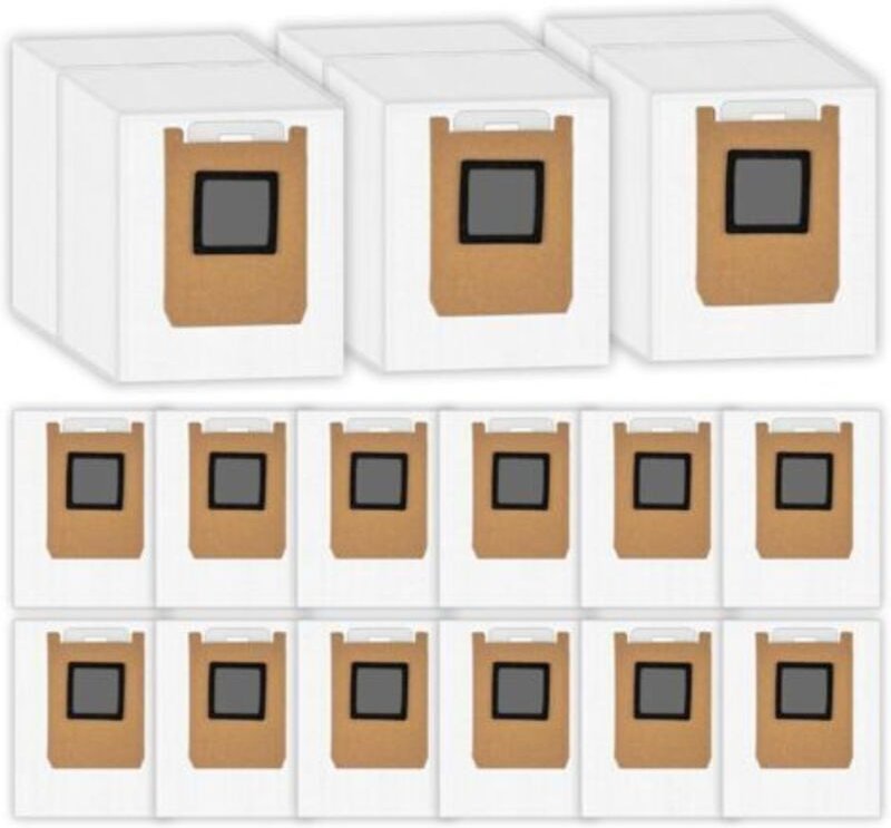 (15 Stück) Ersatz-Staubbeutel E28/E25, kompatibel mit dem Eufy Omni E28/E25 Saugroboter, Einweg-Staubbeutel