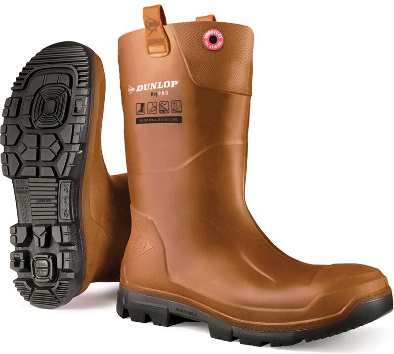 Hochsichere Sicherheitsschuhe RIGAIR PRO FUR PU S5 (LJ2HR42) - Braun 41