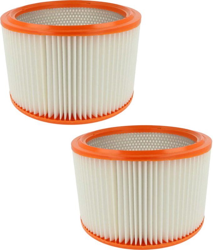 vhbw 2x Lamellenfilter kompatibel mit Nilfisk-Alto Attix 965-2H/M SD XC Handstaubsauger