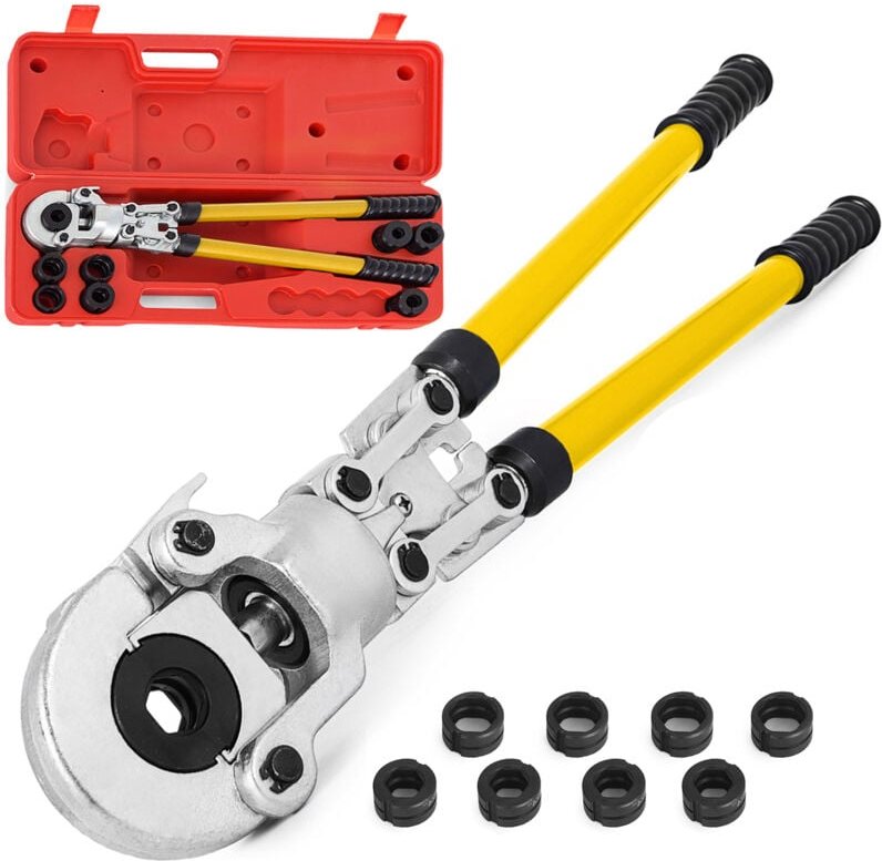 Pex-Al-Pex Presszange, 16-32mm Verbundrohr Crimpzange, TH25 TH32, Rohrpresszange für Pex-Al-Pex Verbundrohr, Aluminium -...