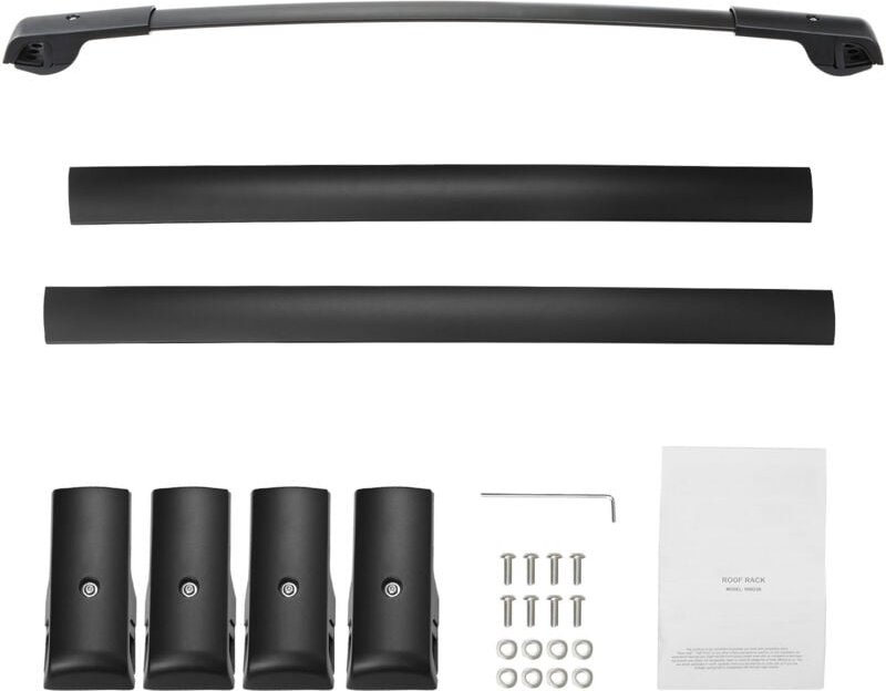 Mophorn - Dachgepäckträger-Querträger,passend für Subaru Forester 2014–2022,mit erhöhten Seitenschienen,200 lbs Tragkraf...